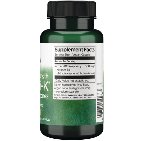 Maximum Strength Razberi-K Raspberry Ketones