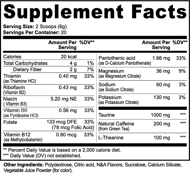 ENERGY POWDER - YUZU