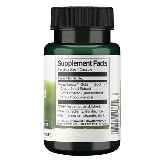 Higher Strength Grape Seed Extract - Standardized - 2 Pack