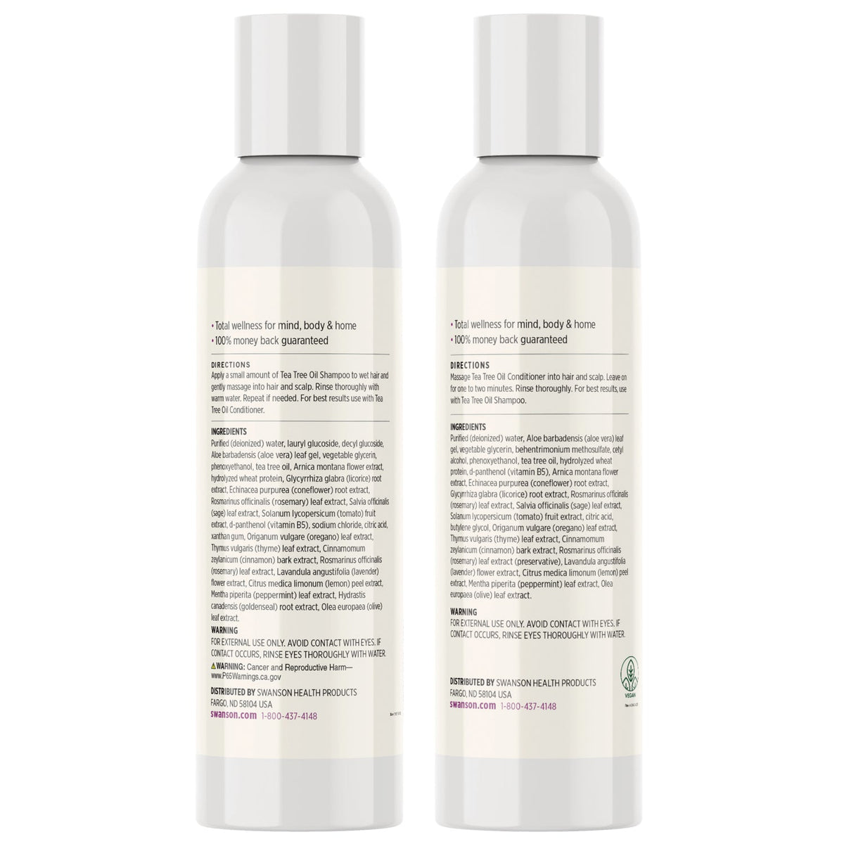 Tea Tree Oil Shampoo & Conditioner Combo Pack