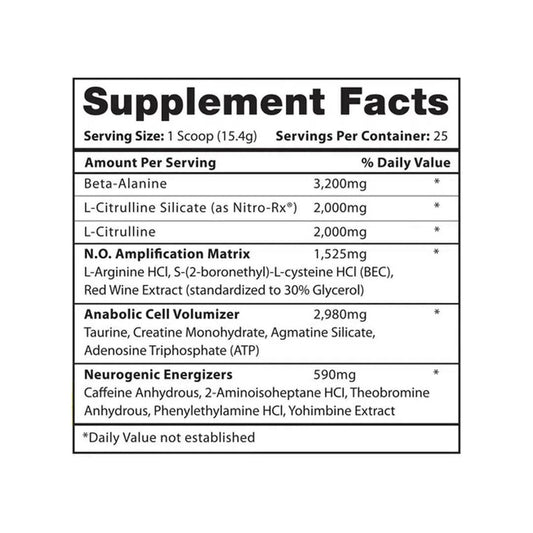Hi-Tech Amp3dâ„¢ Pre-Workout