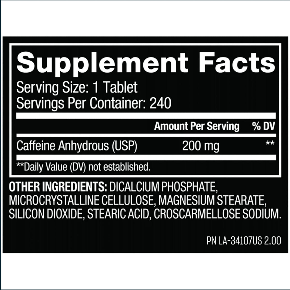 Mutant Caffeine, 240 tablets