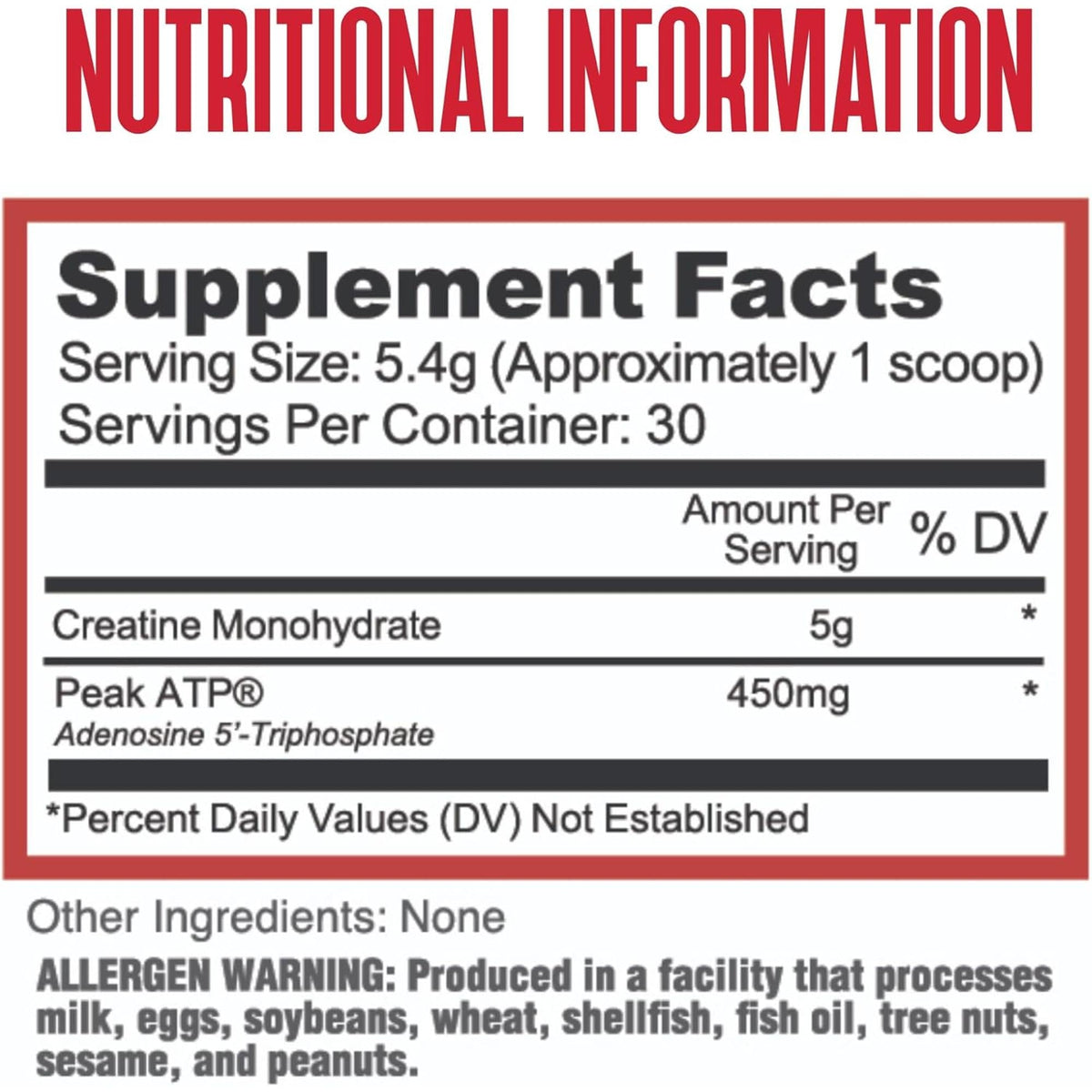 Purus Labs Creatine ATP - 30 Servings
