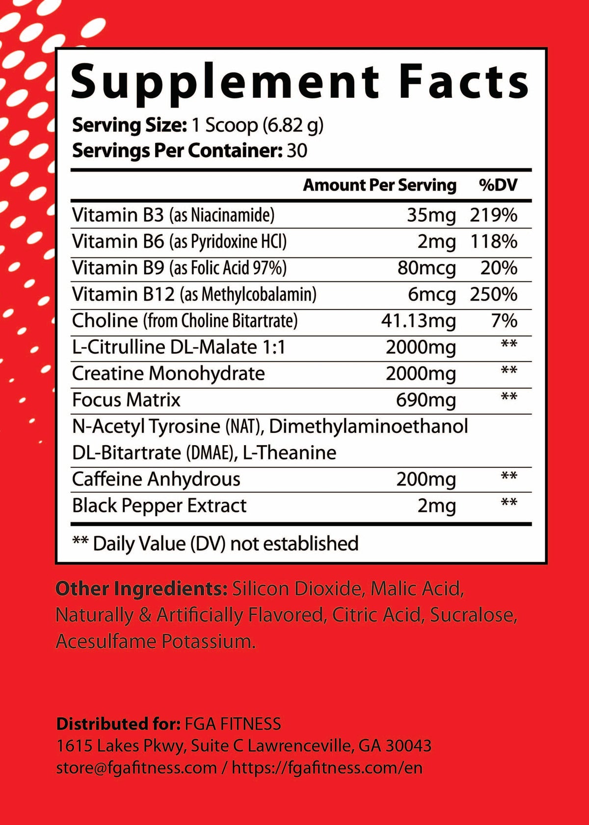 Pre-Workout (Fruit Punch)