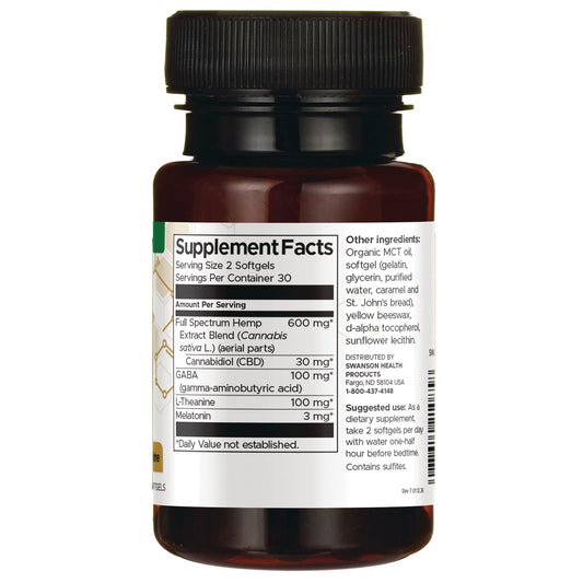 CBD + Sleep Support Full Spectrum w/ Melatonin, GABA & L-Theanine