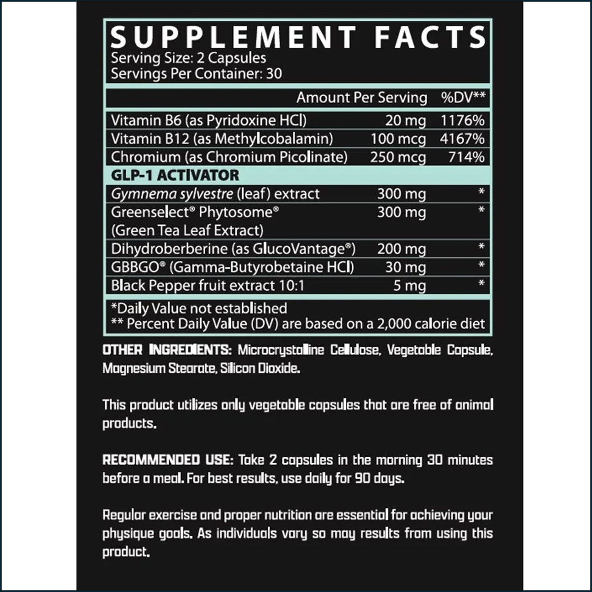 Nutrex GLP1+ Control, 60 Capsules