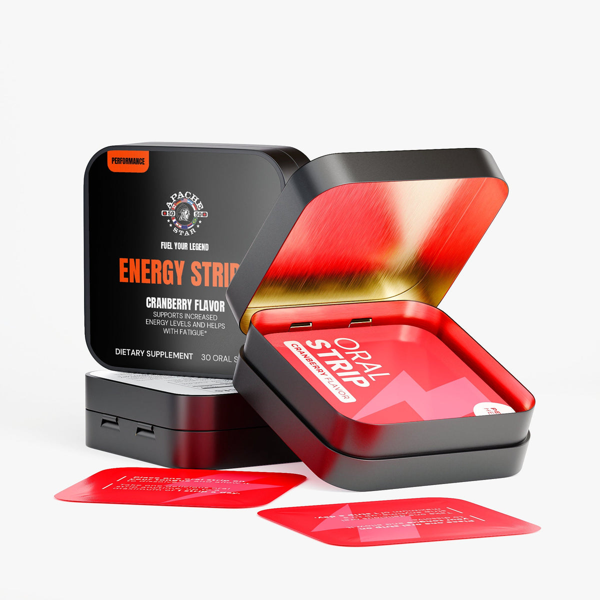 ENERGY STRIPS - CRANBERRY
