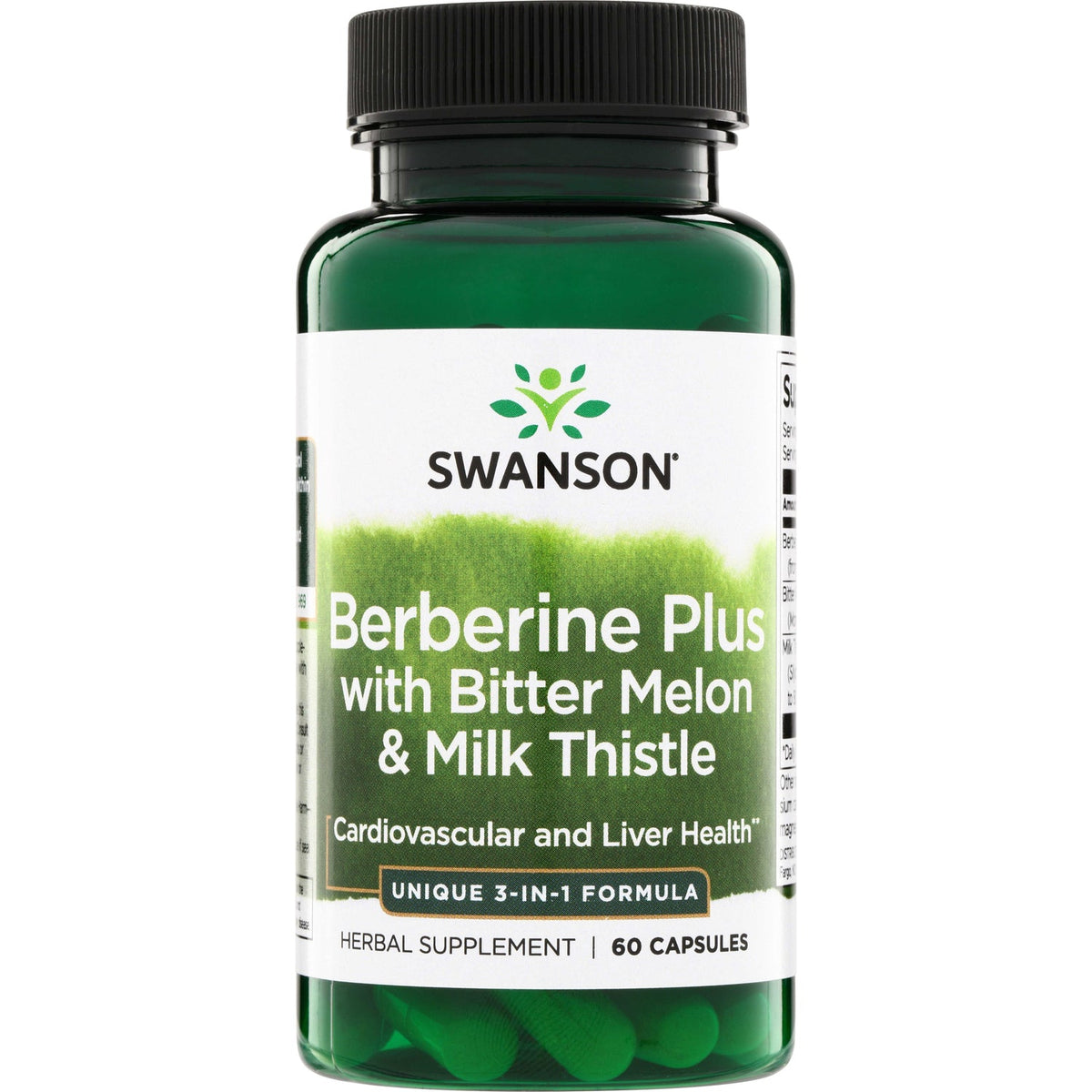 Berberine Plus with Bitter Melon & Milk Thistle - 3-in-1 Formula
