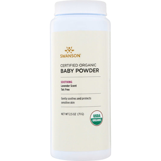 Certified Organic Baby Powder Talc Free - Lavender Scent