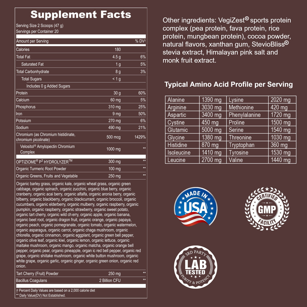 Plant Based Sport Protein