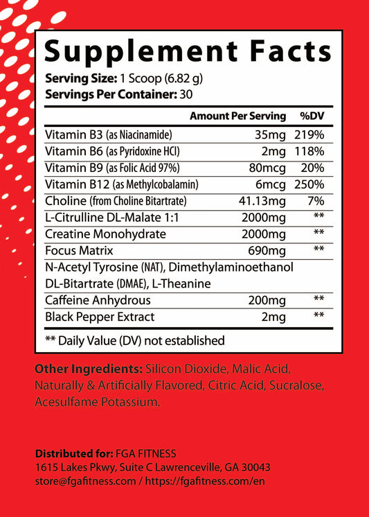 Pre-Workout (Fruit Punch)