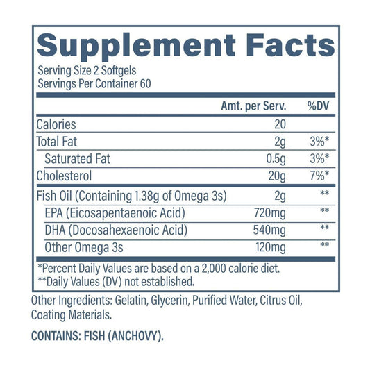 Revive Omega 3 - 120 Capsules