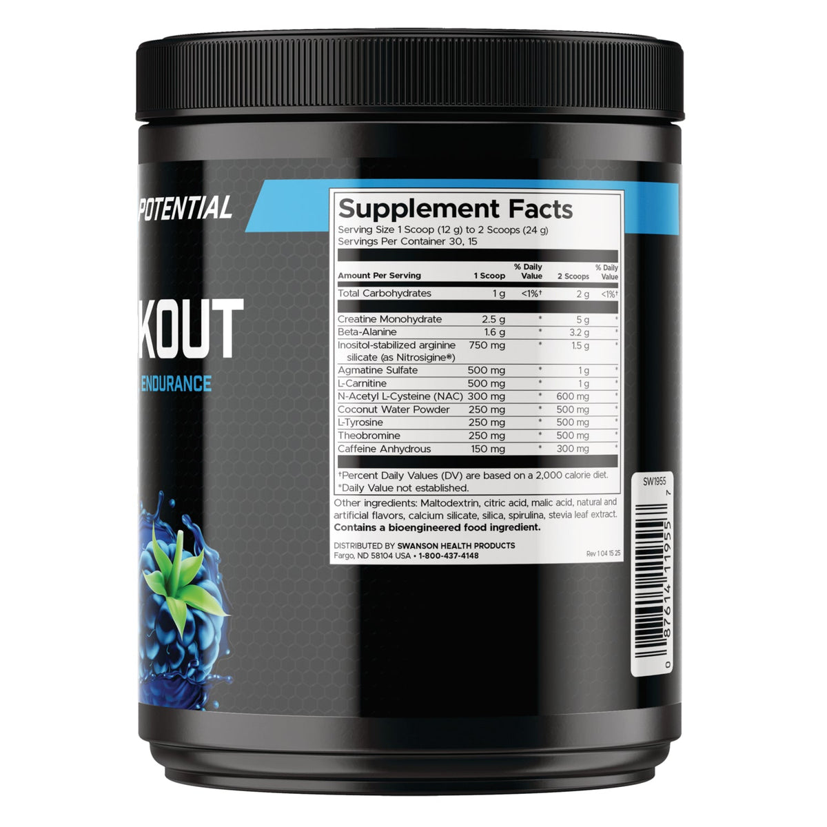 Full Potential Pre-Workout - Blue Raspberry